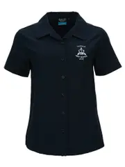 SS VCE Navy Blouse With Emb