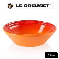 在飛比找PChome24h購物優惠-LE CREUSET-新采和風系列-瓷器淺盤16cm(火焰橘