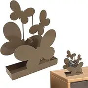 Fly Coil Stand | Creative Stainless Steel Coil Holder with Butterflies Design - Portable Lightweight Fly Repeller Supplies for Family, Relatives, Friends