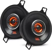 GX302 3-1/2 Inch 75 Watt Two-Way Car Audio Loudspeaker System (Pair) - Black