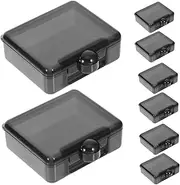 Cute Pill Storage Box 8pcs Tiny Containers Travel Medicine Case 7-day Pill Organizer for On-the-go