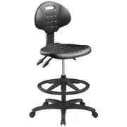 Pago Poly Ergonomic Drafting Chair Black