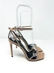 Alexandre Birman Women's Skye High Heel Sandal Rose Beige 8.5 US / 38.5 IT $1095