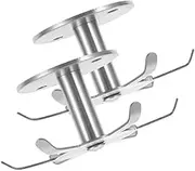 BESTYASH 2Pcs Rotating Utensil Hook for Kitchen Storage Kitchen Hanger Versatile Wall Mounted Organizer for Utensils Keys and Bags
