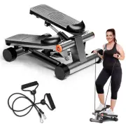 GORISE Steppers for Exercise at Home,Adjustable Height Stair Stepper with Resist