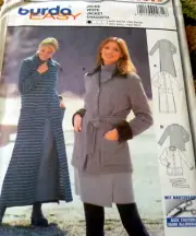 * LOVELY JACKET BURDA Sewing Pattern Sizes 8-10-12-14-16-18-20 UNCUT