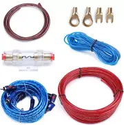 10Gauge Amplifier Installation Kit with RCA Interconnect Car Audio Subwoofer Wir