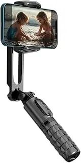 Gimbal Stabilizer for Smartphone, Selfie Stick with LED Light, 360° Automatic Rotation Gimbal Stabilizer with Bluetooth Remote, 6-Step Telescopic Tripod, Lightweight Foldable Selfie Stick Stand