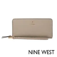 在飛比找Yahoo奇摩購物中心優惠-NINE WEST LINNETTE 手掛式長夾-奶茶色(1