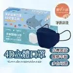 【台灣製】凈新 醫用 醫療口罩 成人4D魚型口罩 4D醫療成人口罩 雙鋼印 彩色 4D口罩 韓版KF94 船型 立體口罩