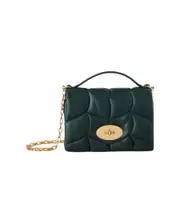 Softie nappa-leather mini bag One size Green