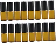 EPIGEIST 20pcs Essential Oil Roller Bottles Durable Glass Roll Bottles with Tight Fitting Lids for Travel Home Use Lightweight Compact Design for Essential Oil Storage