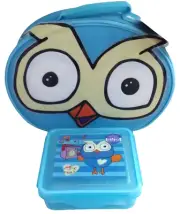 HOOT KIDS LUNCH BAG & 600ML SNAP SANDWICH LUNCH CONTAINER