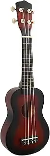 1PC 21 Inch Ukulele Guitar Wooden Beginner for Men and Women Beginner Kids Toy Music Hawaiian Guitar Deep Brown