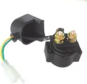 [Motorcycle Parts] Motorcycle Starter Solenoid Relay for GY6 50cc 70cc 90cc 110cc 125cc Chinese Scooter ATV Moped 2 Pin [Easy to Replace]