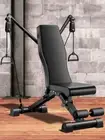 Adjustable Weight Bench,500KG Capacity,Foldable,Incline/Decline,Resistance Bands