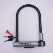 Kryptonite Kyptolock Bicycle U-Lock 5" x 11" Black/Silver