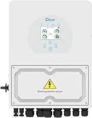 Life PO4 Deye 5kW Hybrid Inverter Single Phase - SUN-5K-SG04LP1-AU, Dual MPPT, 135A Output, Battery-Ready, IP65, WiFi Monitoring, AS/NZS 4777.2 Compliant - Australian Seller