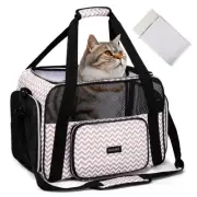 Pet Travel Carrier, Cat Carriers Dog Carrier for Small Medium Cats Dogs Puppi...
