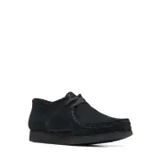 Clarks Kids Wallabee O Black Suede 26168038