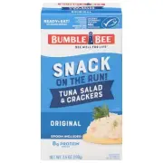 Bumble Bee Snack On The Run Tuna Salad with Crackers Kit, 3.5 oz - Ready to Eat,