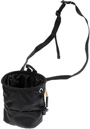 Cuboid Bouldering Climbing Chalk Bag + Zipper Pocket & Waist Belt & Drawstring Closure
