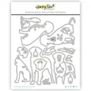 Honey Bee Lovely Layers: Large Dogs Honey Cuts Die : Pet-tastic Collection