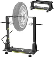 Tanfix Motorcycle Wheel Balance Stand, Heavy-Duty Single-Axle Wheel Balancing Tool for Static & Dynamic Tire Alignment, Balancer for Sport and Dirt Bike Wheels (Heavy-Duty Version)