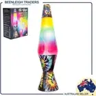 Lava Motion Lamp TIE-DYE Australian & NZ Plug SSA Australian Safety Approval New