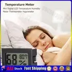 Mini Digital LCD Temperature Humidity Meter Thermometer (Black Fahrenheit)