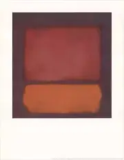 MARK ROTHKO Untitled (1962) (No Text) 35.5" x 27.5" Poster 2002 Abstract