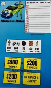 Pull Tabs Tickets Game Shake & Bake