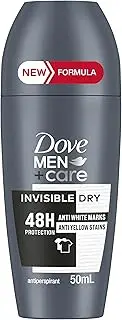 Dove MEN+CARE Dove Men+Care Antiperspirant Deodorant roll-on for 48 hours of protection Invisible Dry Anti-white marks. Anti-yellow stains 50ml