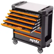 SP Tools SP52528OR TECH SERIES Ultra Wide Roller Cabinet Tool Kit, 448 Piece Set