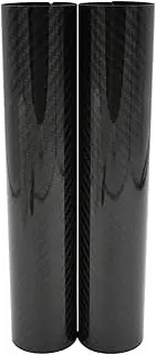 Motorcycle Front Shock Covers 160mm 178mm 202mm 225mm 248mm Fork Wraps Protectors in Full Carbon Fiber Fit for Honda CB650R CB500X CB500F CB1000R 600RR Motorcycle Fork Cover Gaiters(248mm)