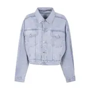 [Alexander Wang] Alexander Wang Light-wash Denim Jacket XXS BLUE