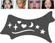 Eyeliners Stencils Wing Tips - Flexible Eyeliners Stencils,Precision Beveled Design Eye Liners Reusable Cleaning Cloths for Women