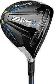 Lefty New TaylorMade SIM2 Max #3HL-16* Fairway Wood, Blue Ventus Stiff Flex
