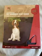 Avalanche Pet Hammock Seat Cover W/buckle Straps. Waterproof. 54x59 New