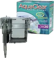 AquaClear 20 Power Filter - 110 V, UL Listed (Includes AquaClear 20 Carbon, AquaClear 20 Foam & AquaClear 20 BioMax)
