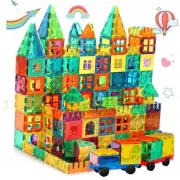 Magnetic Tiles Building Blocks, Magnets Building Set, STEM Construction 100PCS