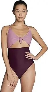[Speedo] Tie Front One-Piece Potent Purple 6