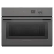 Fisher & Paykel 60cm Minimal Compact Combi-Microwave Oven - Grey Glass