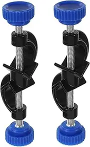 CATIEBYE 2pcs Heavy Duty Cross Clips Clamp Holder for Laboratory Spray Coated Fixing Clamps Secure Grip Support for Lab Stand Essential Laboratory Accessory