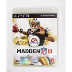 PS3 勁爆美式足球 11 MADDEN NFL 11 (英文版)**(二手片-光碟約9成5新)【台中大眾電玩】