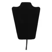Display Suede Mannequin Stand Necklace Bust Jewelry Showcase