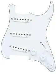 EMG ST65 Passive Alnico 5 Prewired Pickguard - White
