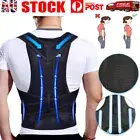 Lumbar Back Posture Corrector Brace Adjustable Support Unisex for Men and Women