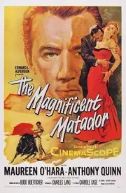 The Magnificent Matador poster Anthony Quinn Maureen O'Hara 1955 Old Photo 1