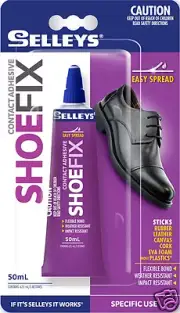 Shoe Fix Glue Selleys Adhesive for Shoe Repair Rubber Leather Canvas Fabric !!!